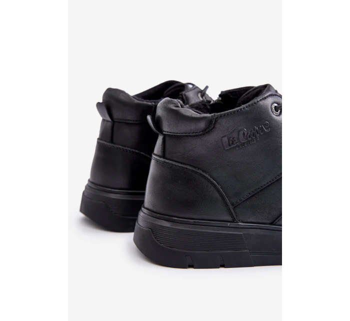 Kožené Zateplené Botky Sneakersy Pánské Černé model 21676829 - Lee Cooper