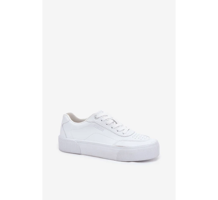 Nízké sneakersy z eko kůže Big Star RR274303 Bílé Nízké sneakersy z eko kůže Big Star RR274303 Bílé