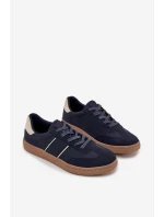 Nízké Pánské Sneakersy Big Star SS174079 Modré