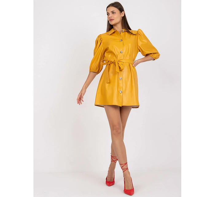 Šaty LK SK 508478.64P tmavě žluté