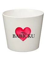 PRO BABIČKU - velký květináč
