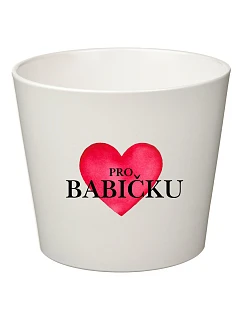 PRO BABIČKU - velký květináč 