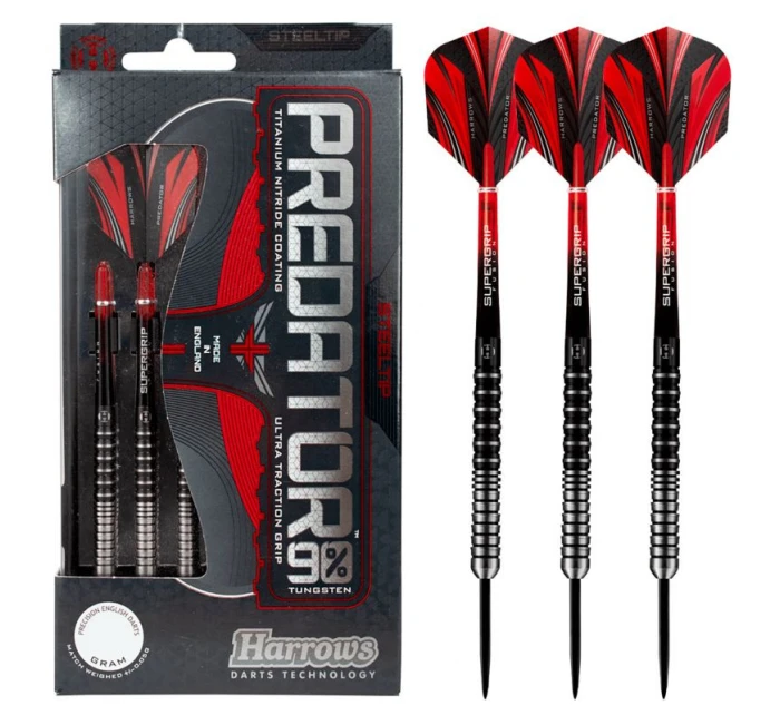 Šipky Harrows Predator 90% Steeltip