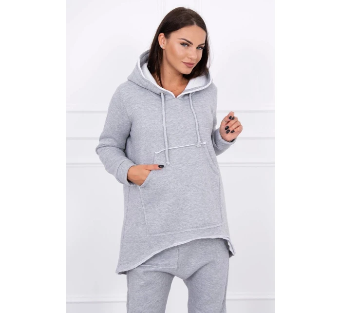 Šedá souprava kalhot baggy Šedá souprava kalhot baggy