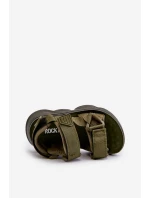 Dětské sandálky se suchými zipy zelené Orretta Dětské sandálky se suchými zipy zelené Orretta