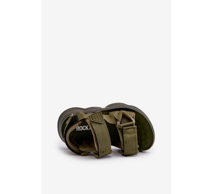 Dětské sandálky se suchými zipy zelené Orretta Dětské sandálky se suchými zipy zelené Orretta