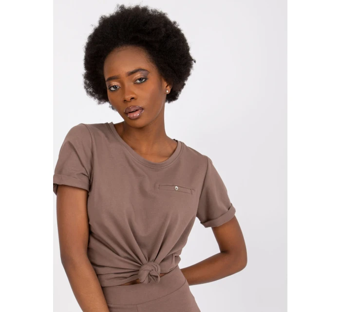 Tričko RV TS 4838.73P hnědá