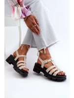 Dámské sandály ZAXY Světle béžová Dámské sandály ZAXY Světle béžová