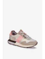 Dámské semišové tenisky Big Star HI-POLY SYSTEM – šedo-růžové Dámské semišové tenisky Big Star HI-POLY SYSTEM – šedo-růžové