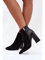 Boty na podpatku model 221933 Step in style Boty na podpatku model 221933 Step in style