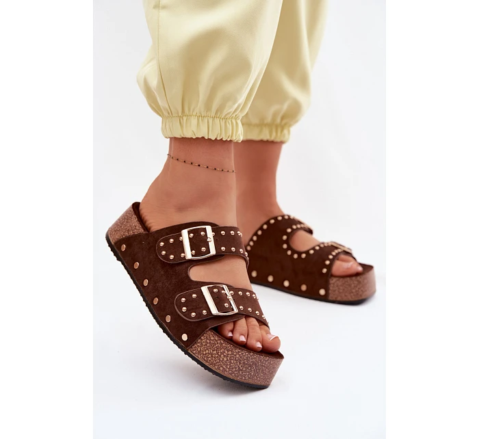 Klapky na platformě model 226518 Step in style