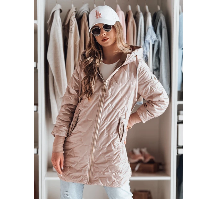 Dámská prošívaná přechodová bunda růžová Dstreet model 21984326 - FashionStreet Dámská prošívaná přechodová bunda růžová Dstreet model 21984326 - FashionStreet