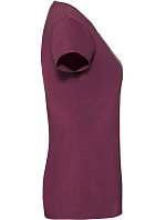 Fruit of the Loom Lady-Fit Iconic 195 T Dámské tričko z těžké bavlny 16.1424 burgundy Fruit of the Loom Lady-Fit Iconic 195 T Dámské tričko z těžké bavlny 16.1424 burgundy