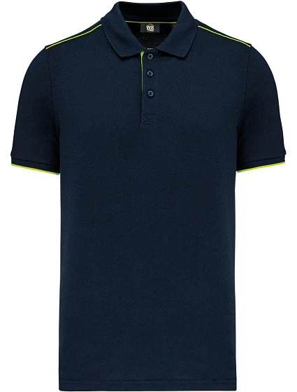 WK WK 270 Pánské pracovní piqué polo "Day-to-Day" 20.W270 navy/fluorescent yellow WK WK 270 Pánské pracovní piqué polo "Day-to-Day" 20.W270 navy/fluorescent yellow