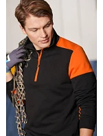 Printer Prime Halfzip Sweater Mikina s 1/4 zipem 61.2069 black/red Printer Prime Halfzip Sweater Mikina s 1/4 zipem 61.2069 black/red