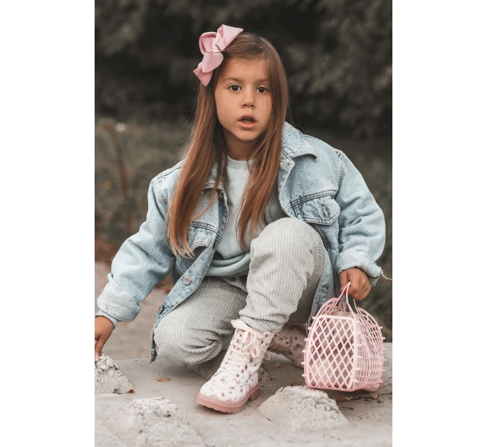 Dětské zateplené boty na zip Růžové model 21634773 - Boto Dětské zateplené boty na zip Růžové model 21634773 - Boto