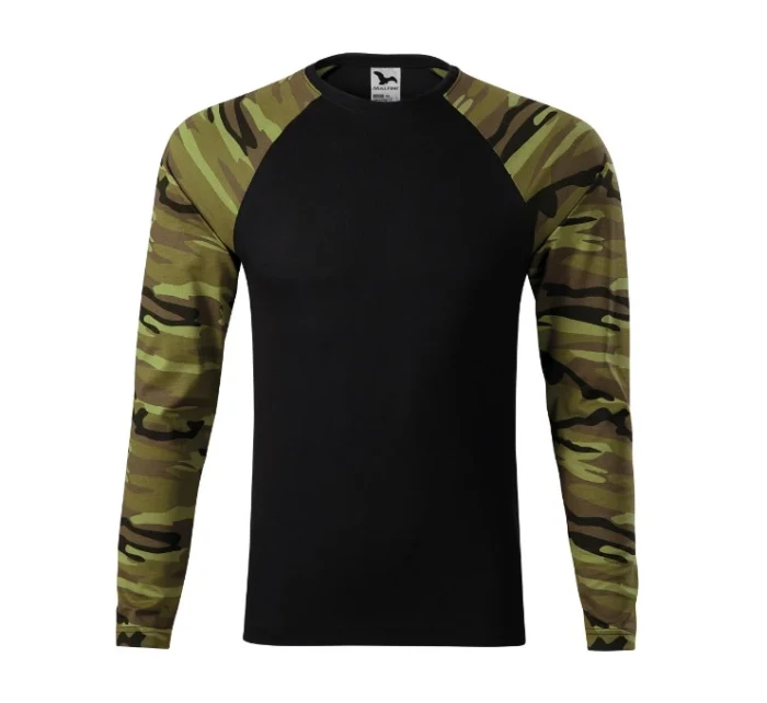 Camouflage LS triko unisex camouflage green Camouflage LS triko unisex camouflage green
