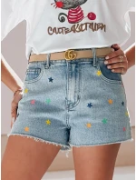 Dámské džínové šortky STARSHINE blue FashionStreet SY0463 Dámské džínové šortky STARSHINE blue FashionStreet SY0463