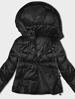 Dámská krátká bunda s odepínací kapucí S'West černá (B8228-1)