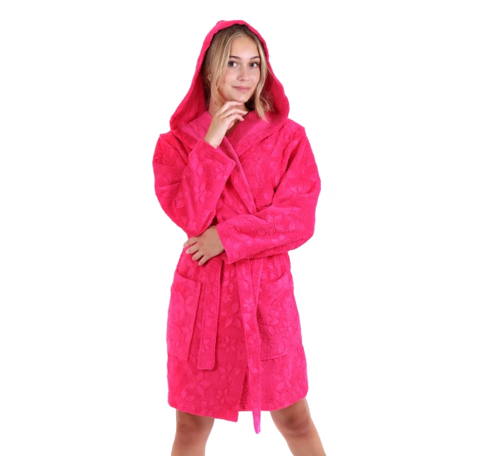 Bibi s kapucí malinová