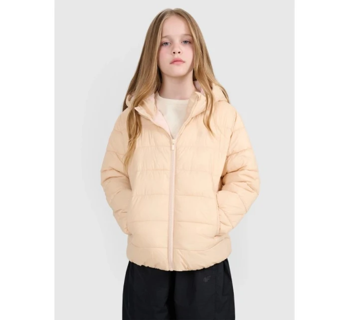 Dívčí péřová bunda se syntetickou výplní 4F 4FJRAW25TDJAF0816-83S Dívčí péřová bunda se syntetickou výplní 4F 4FJRAW25TDJAF0816-83S