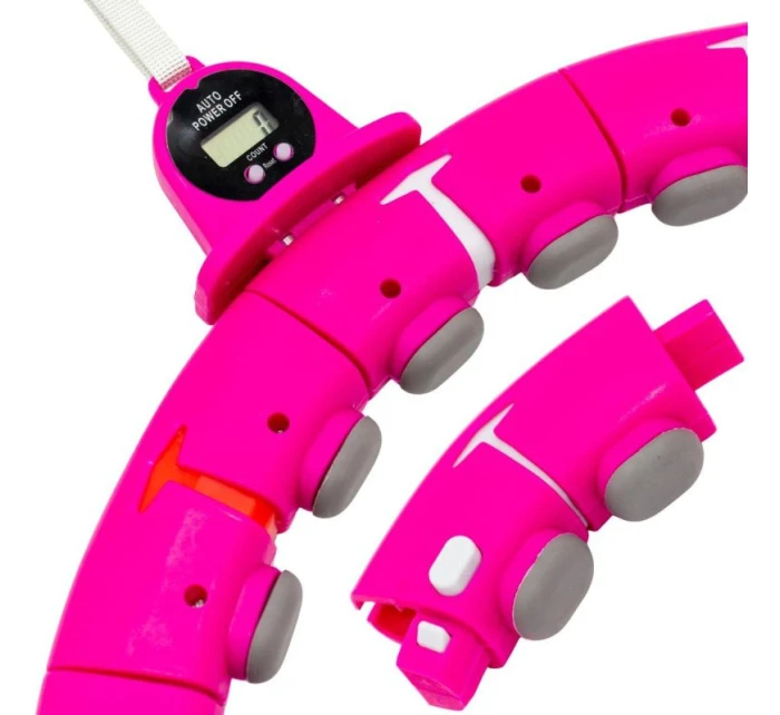 HULA HOP S MASÉREM, ZÁVAŽÍM A PULTEM FUCHSIOVÁ ENERO FIT