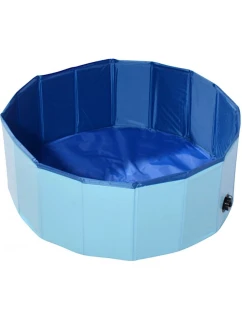 SKLÁDACÍ ZAHRADNÍ BAZÉN PRO PSY 80X30CM SASKA GARDEN