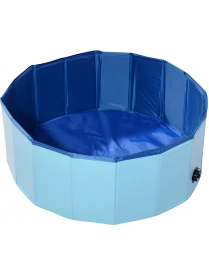 SKLÁDACÍ ZAHRADNÍ BAZÉN PRO PSY 80X30CM SASKA GARDEN