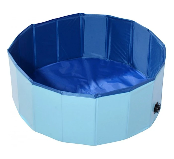 SKLÁDACÍ ZAHRADNÍ BAZÉN PRO PSY 80X30CM SASKA GARDEN