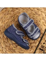 Chlapecké domácí pantofle sandály tmavě modré Nazo