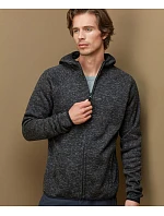Lux Knit Fleece Jacket Men Pánská pletená fleecová bunda s kapucí model 22446792 light grey heather - Stedman Lux Knit Fleece Jacket Men Pánská pletená fleecová bunda s kapucí model 22446792 light grey heather - Stedman