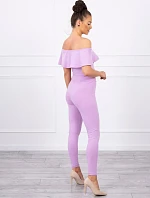 Sada s volánkem fialová