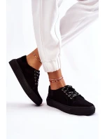 Dámské tenisky Memory Foam System Big Star model 21599556 Černe - Big Star Shoes Dámské tenisky Memory Foam System Big Star model 21599556 Černe - Big Star Shoes