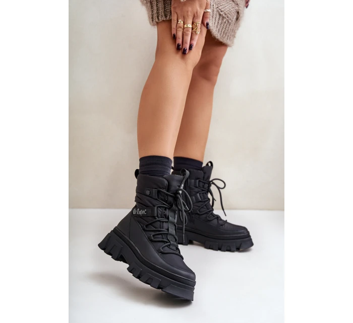 Dámské Sněhule Na Zip Lee Cooper LCJ-24-47-3144 Černé