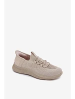Materiálové model 22130421 Sportovní Boty Dámské Béžové Olive - Boto