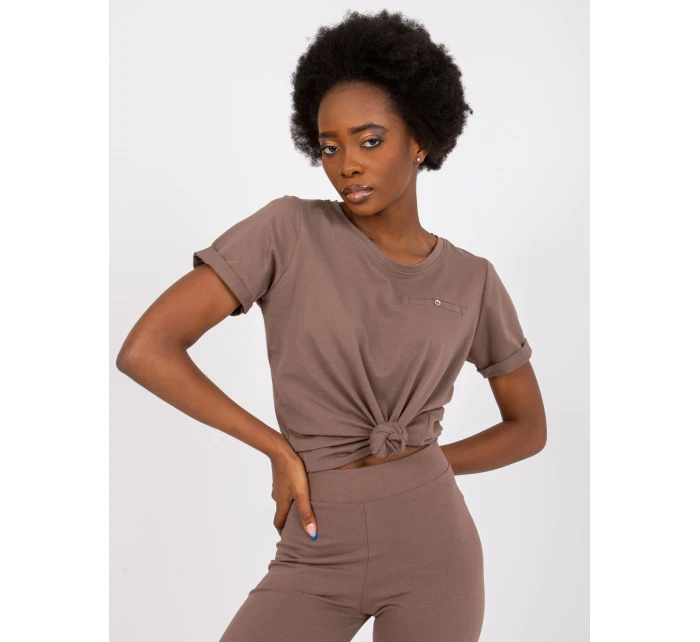 Tričko RV TS 4838.73P hnědá