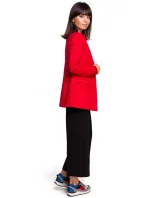 B102 Bavlněné otevřené sako - červené B102 Bavlněné otevřené sako - červené