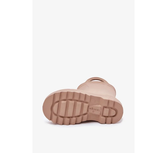 Dětské holínky LEMIGO DOGGY – béžové