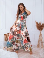 CRESPO maxi šaty bílé FashionStreet EY1917 CRESPO maxi šaty bílé FashionStreet EY1917