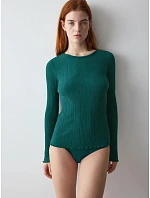Halenka Versatile Rib Top LSL zelená Green - TRIUMPH