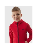 Chlapecká mikina na zip s kapucí 4F Junior Chlapecká mikina na zip s kapucí 4F Junior