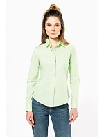 Kariban K 549 Popelínová halenka "Jessica" s dlouhým rukávem 20.K549 classic red