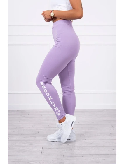 Brooklyn legíny kalhoty světle fialové Brooklyn legíny kalhoty světle fialové