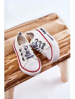 Dětské kožené tenisky BIG STAR KK374040 Bílé