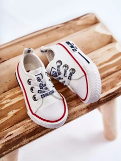 Dětské kožené tenisky BIG STAR KK374040 Bílé