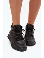 Dámské sportovní boty na platformě Big Star model 21708704 Černé - Big Star Shoes Dámské sportovní boty na platformě Big Star model 21708704 Černé - Big Star Shoes