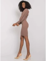 RV šaty SK 6079.65 světle hnědé RV šaty SK 6079.65 světle hnědé