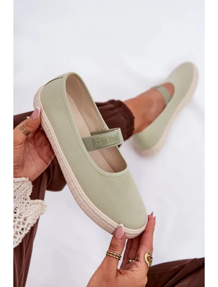 Dámské tenisky Big Star – světle zelené Dámské tenisky Big Star – světle zelené