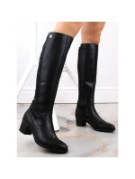 Zateplené boty Rieker, s koženou gumou W Y2050-00 RKR638