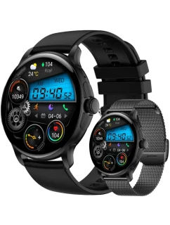 Dámské chytré hodinky Rubicon RNCF35 BLACK Náramek + řemínek